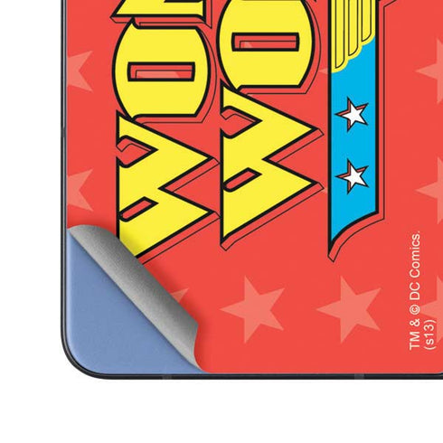 DC Comics Wonder Woman Logo Galaxy Z Fold5 5G Skin